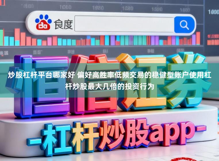炒股杠杆平台哪家好 偏好高胜率低频交易的稳健型账户使用杠杆炒股最大几倍的投资行为